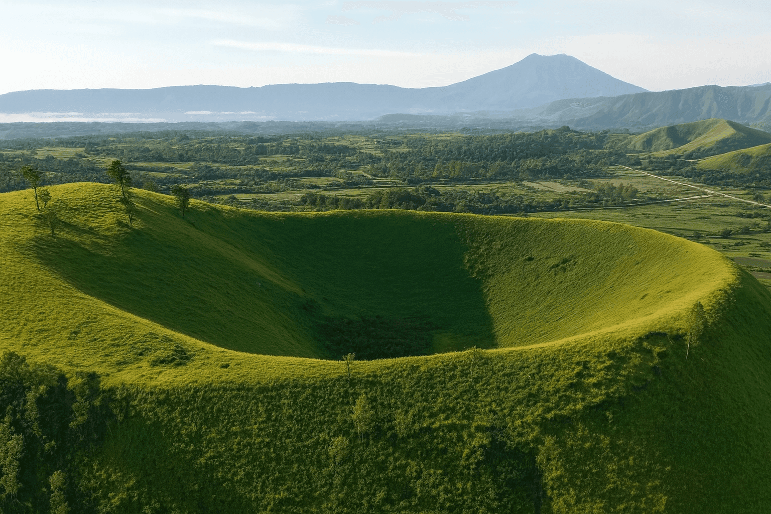 Piknik dan teh sore di Kawah Wurung