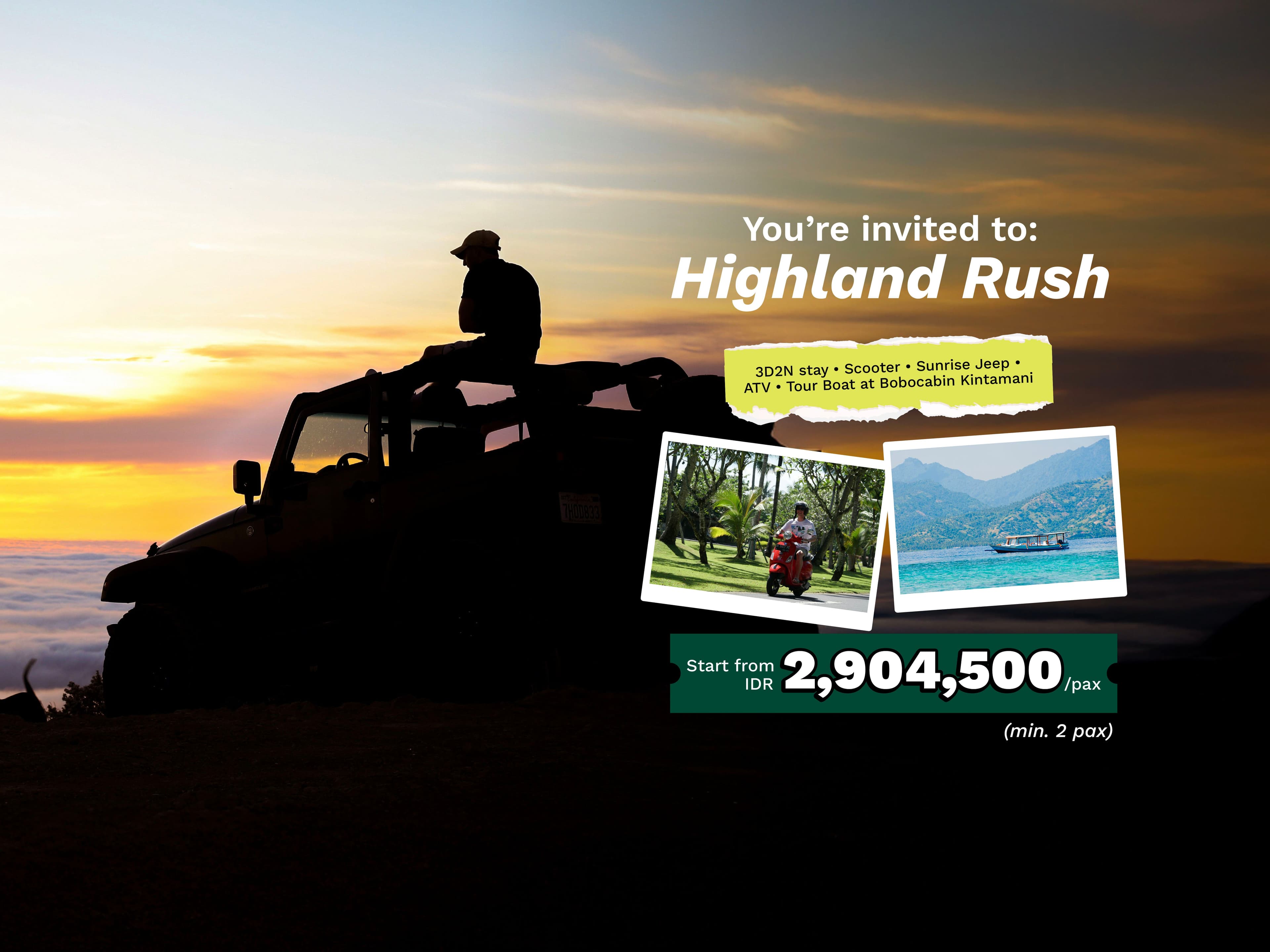 3H2M Kintamani Highland Rush: Dari Sunrise Gunung hingga Desa Tepi Danau