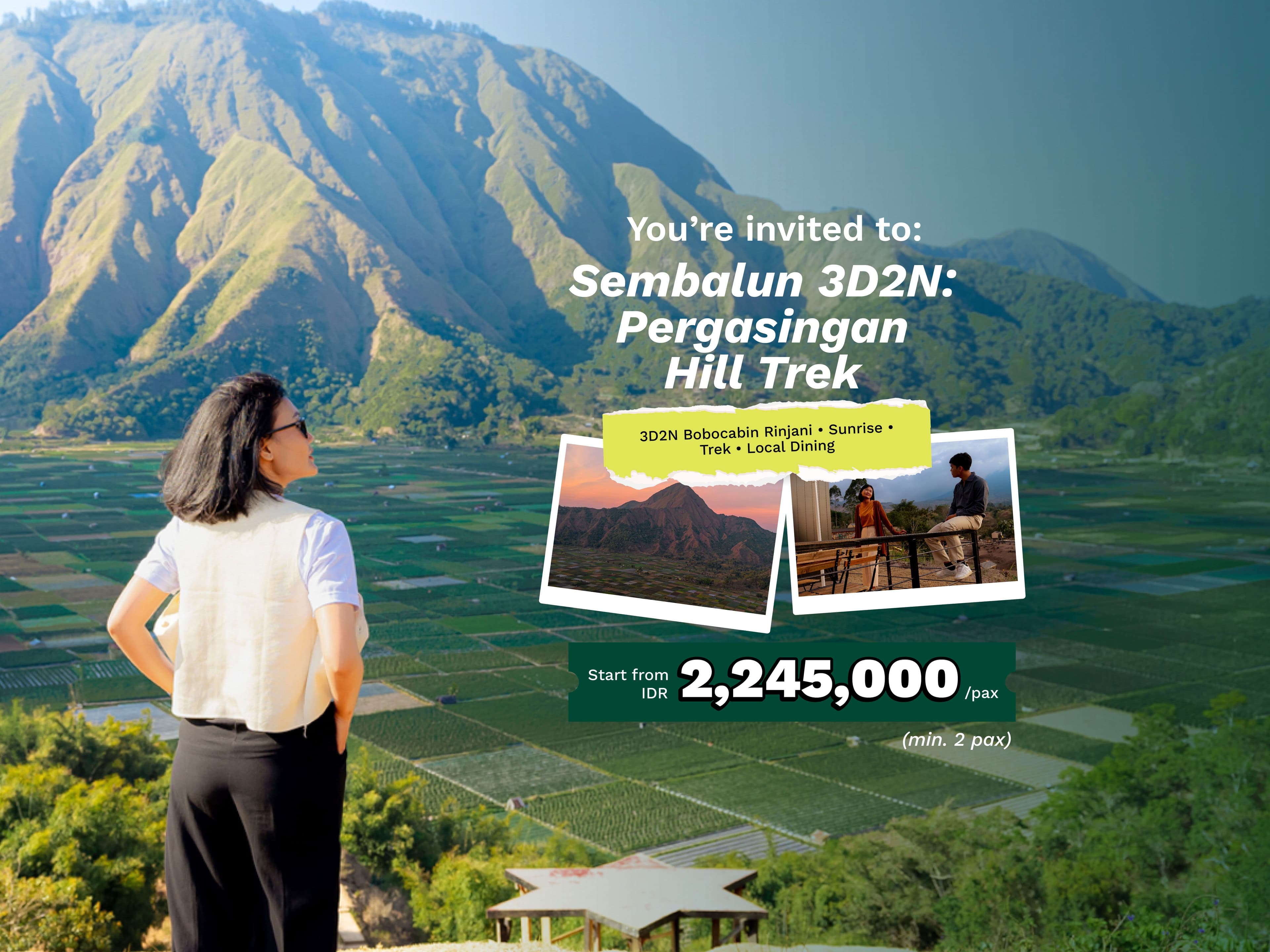 Sembalun 3D2N - Pergasingan Hill Trek