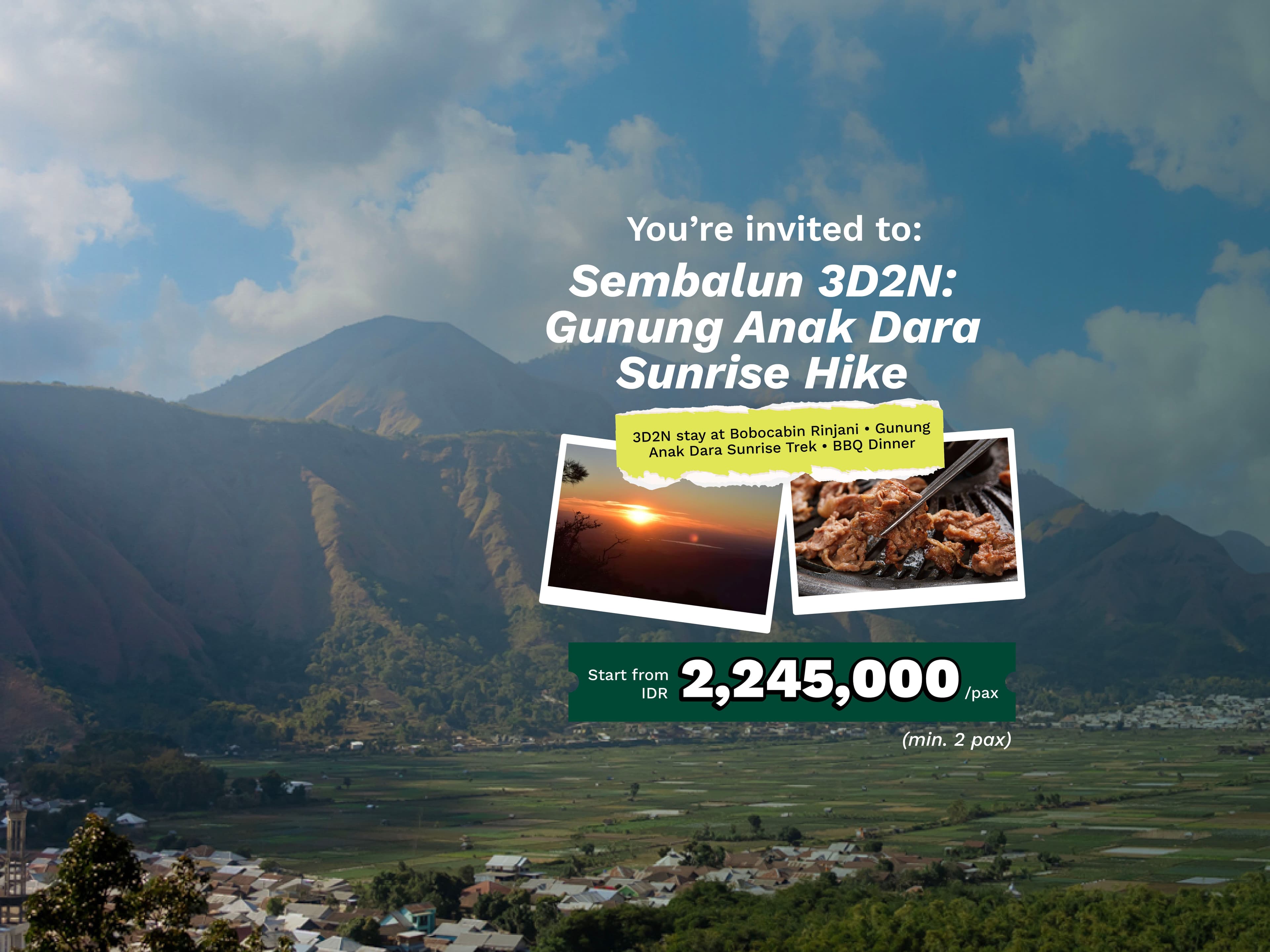 Sembalun 3H2M - Gunung Anak Dara Sunrise Hike