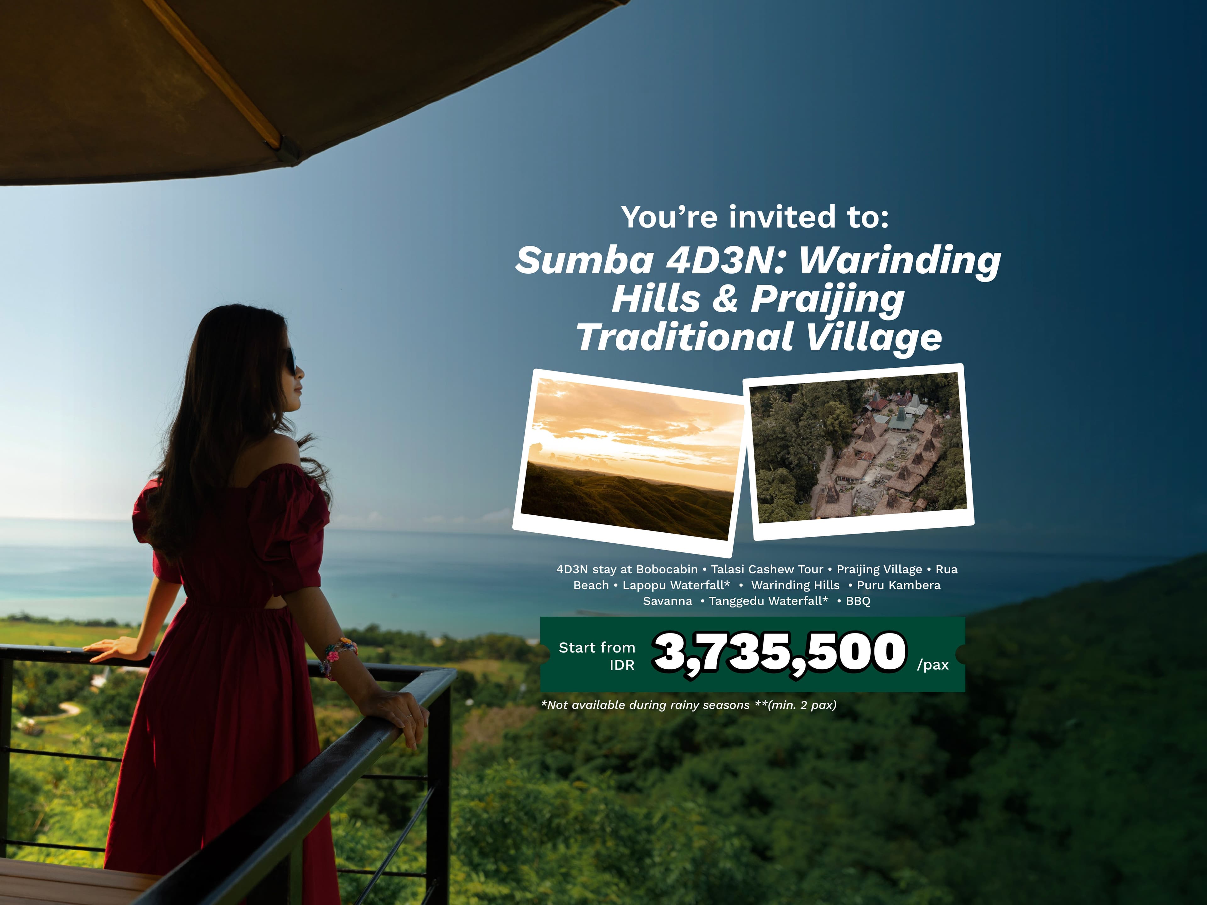 Sumba 4H3M: Bukit Wairinding & Desa Adat Praijing