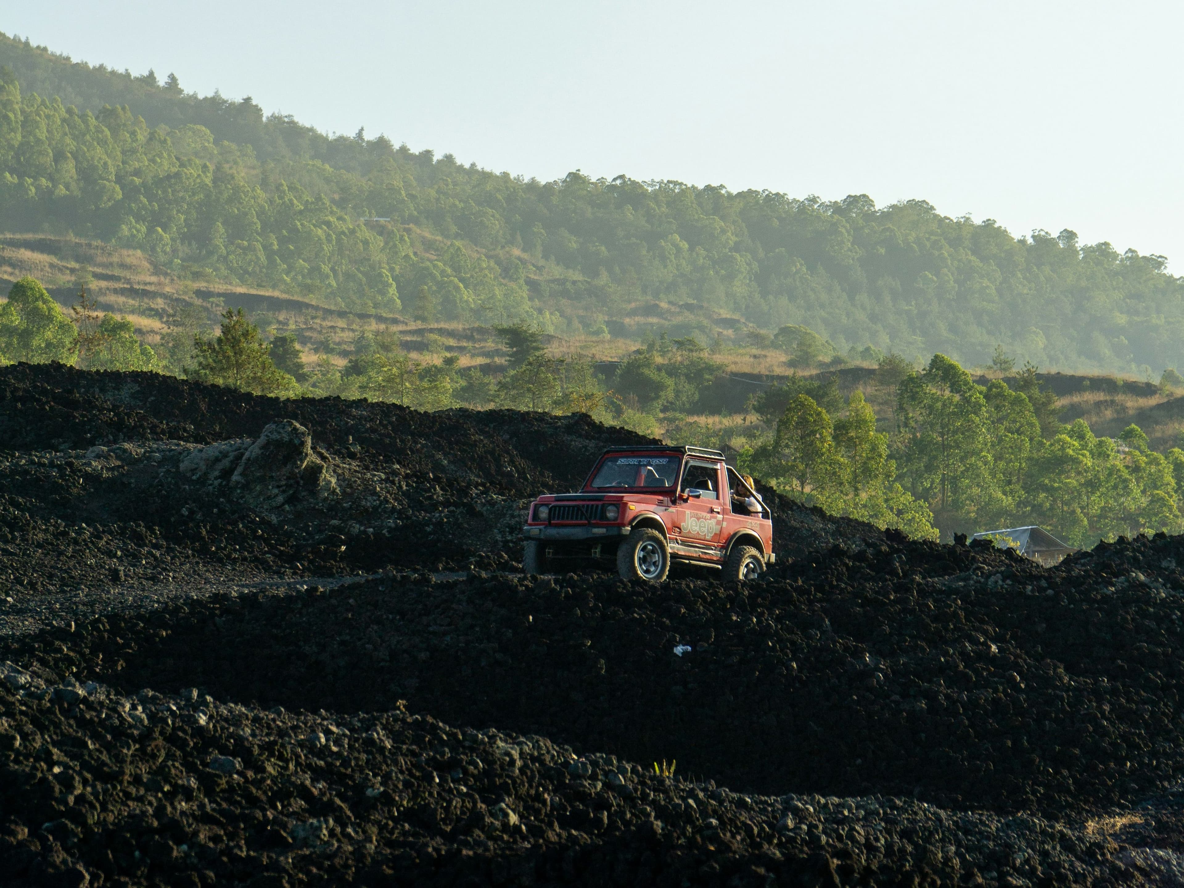 Volcano Jeep Tour Mount Batur Mount Batur Sunrise Point, Black Sand, Black Lava